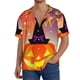 thumbnail image 1 of Fotbe Halloween Camisa Estampada de Manga Corta para Hombre, Casual de Verano, Estilo Playero, Sin Arrugas-Small, 1 of 5