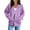 29#Purple, variant on Womens Zip Up Hoodies Oversized Sweatshirts Fall School Fashion Outfits Casual Jackets 2025 Winter Clothes Beige L