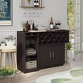 thumbnail image 4 of Furniture of America Derick Wood Multi-Storage Buffet Cabinet in Espresso, 4 of 9