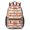 Fireman and Hose Orange Pattern, variant on Fireman and Helicopter Black Pattern 17" Waterproof Oxford School Backpacks for Teens, S-Shape Padded Straps, for School, Travel, Hiking, Camping