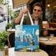 thumbnail image 1 of Canvas Bag City Tourism Commemorative Shoulder Bag Handbag Shopping Bag, 1 of 6