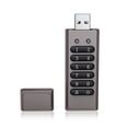 thumbnail image 1 of Contraseña 128 GB 256 bits Contraseña USB Passa Contraseña Segura Flash Drive USB3.0 U RESET/TIMINACIÓN/FUNCION DE BLOQUEO Auto, Gris, 1 of 5