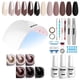 thumbnail image 1 of Vishine Kit de iniciación de esmalte de uñas de gel 36 W LED secador de uñas lámpara base capa superior 6 colores clásicos lima de uñas herramientas de manicura capa superior mate para arte de uñas #0, 1 of 2
