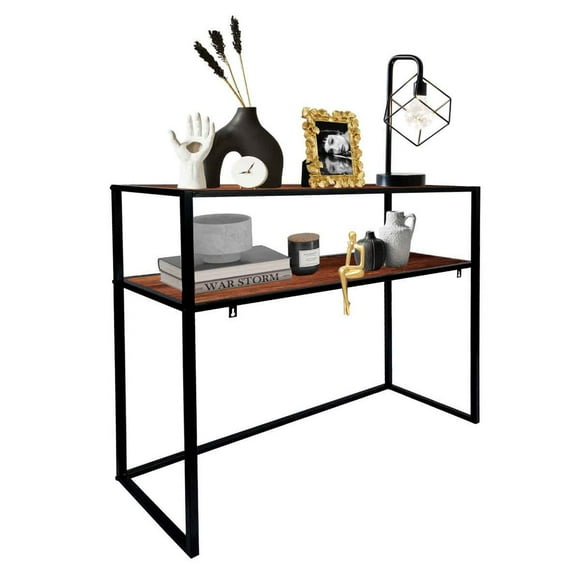 Credenza Minimalista Recibidor Mesa Auxiliar Bufera marron claro Pequeño