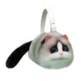 thumbnail image 3 of Lindo bolso de muñeca de gato para mujer, bolso cruzado para fiesta temática de viajes por la calle L, 3 of 8