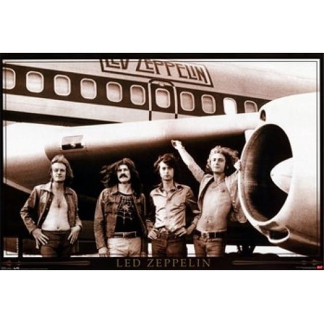 Posterazzi Led Zeppelin - Affiche d'Avion - 36 x 24 Po