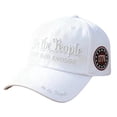thumbnail image 2 of 250 Anniversary Usa Hat 250 Year American Anniversary Hat Letter Embroidery Printed Hat Unisex Retro Washed Patriotic Baseball Cap, White, 2 of 2