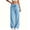 06-Light Blue, variant on Yutgune Wide Leg Sweatpants Women Big Bow Drawstring Baggy Sweatpants for Women with Side Pockets