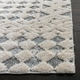 thumbnail image 3 of SAFAVIEH Martha Stewart Lucia Shag Area Rug, White/Light Grey, 5'1" x 7'6", 3 of 7