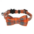 thumbnail image 2 of Collares Con Lazo Bonitos Para Gatos, Corbata A Cuadros, Pajarita De Tela Suave Con Campana, Suministros De Decoración Para Mascotas, 2 of 7