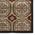 thumbnail image 2 of Linon Home Décor Elegance Area Rug Collection, Beige and Burgundy, 2' x 3', 2 of 4