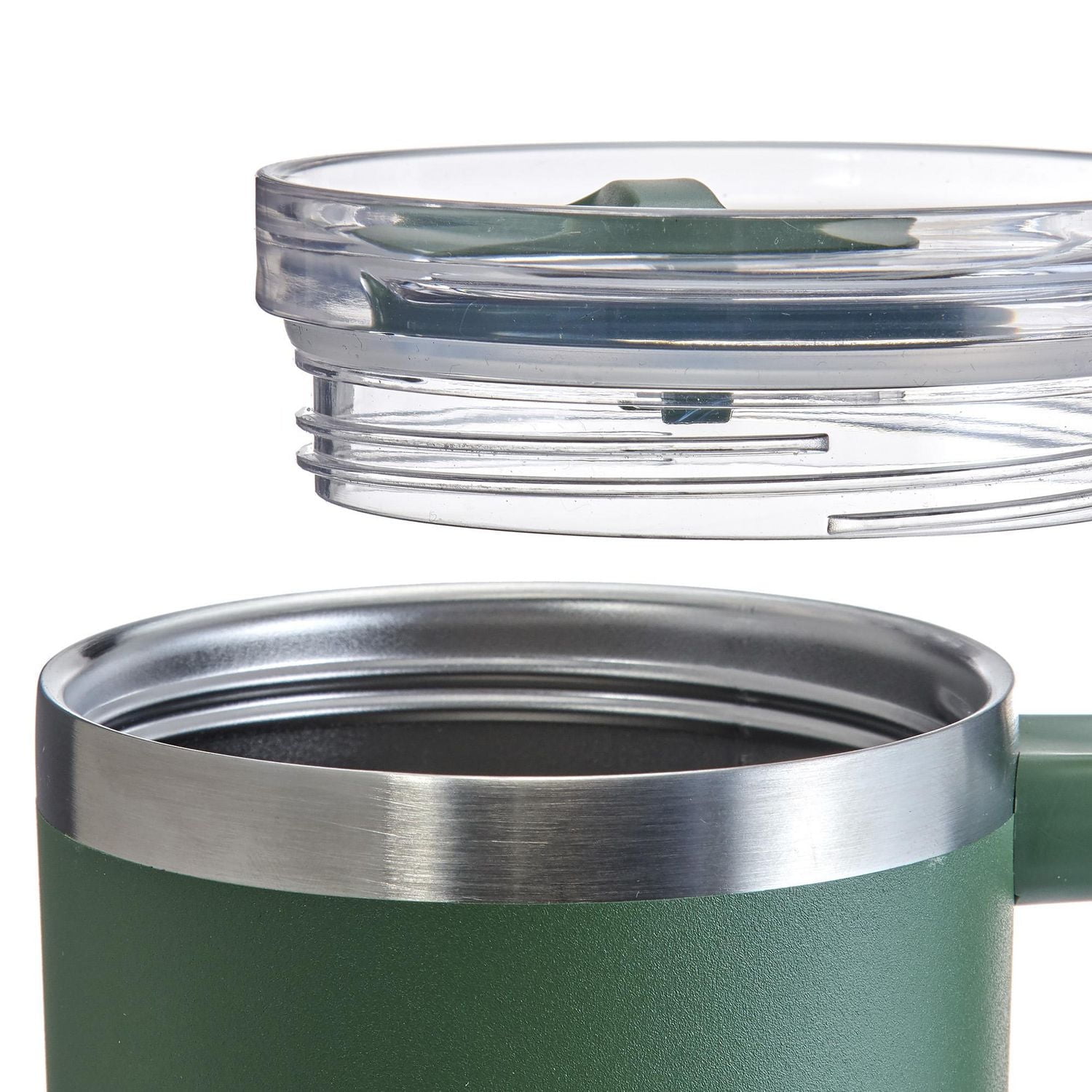 Ozark Trail 40 OZ Stainless Steel Tumbler with handle, Straw, Double-walled