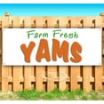 thumbnail image 1 of Farm Fresh Yams 13 oz Vinyl Banner With Metal Grommets, 1 of 4