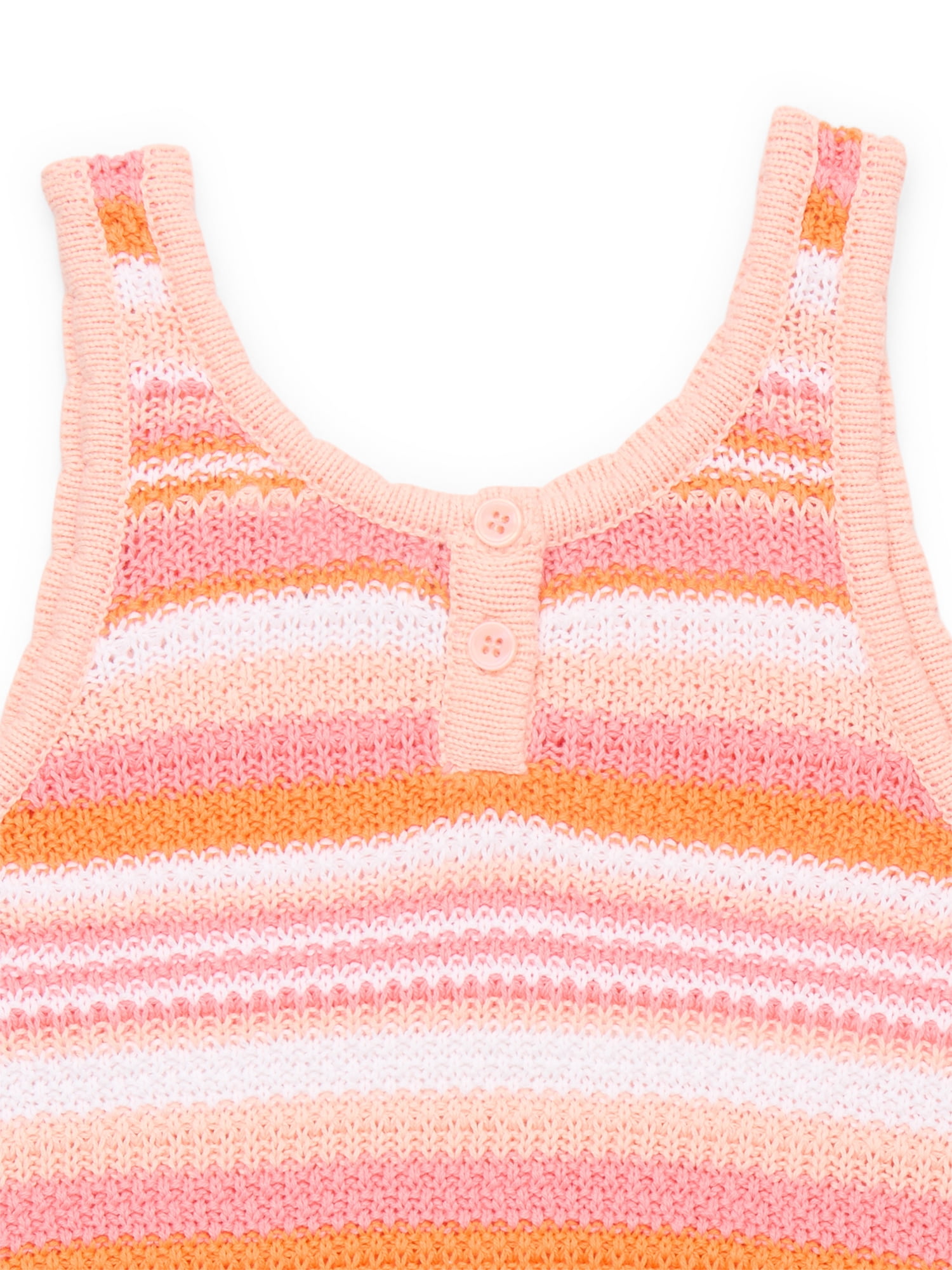 Jessica Simpson Girls Cotton Striped Crochet Cover-Up Dress, Sizes XS-L