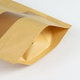 thumbnail image 5 of Bolsa de papel kraft con ventana de tres lados sellada, bolsa de plástico de aluminio para envasado de alimentos, bolsa autoportante con autosellado para refrigerios, 5 of 5