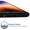 thumbnail image 7 of JETech Ultra Slim (0.35mm Thin) Case for iPhone SE 3/2 (2022/2020 Model) iPhone 8/7 4.7-Inch, Camera Lens Cover Full Protection, Lightweight Matte Finish PP Hard Minimalist Case (Black), 7 of 7