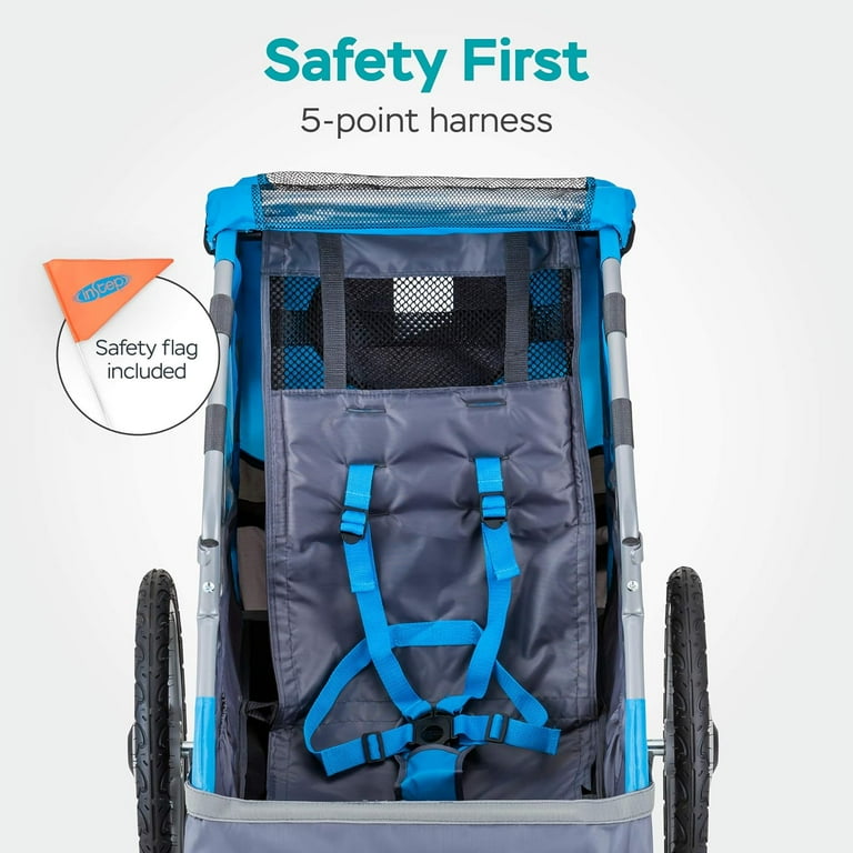 Instep Bike Trailer for Toddlers Kids Single and Double Seat 2