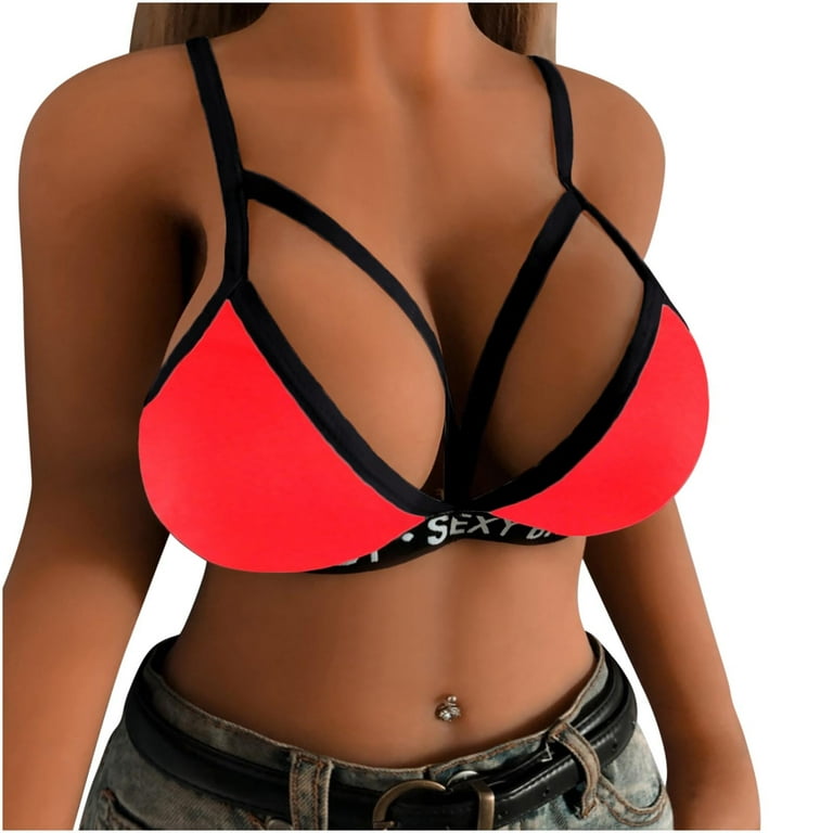 Lilgiuy Women No Steel Ring Lace Bra Large Size Big Breast Thin Breathable  Back Button Bra Winter Fashion 2022 