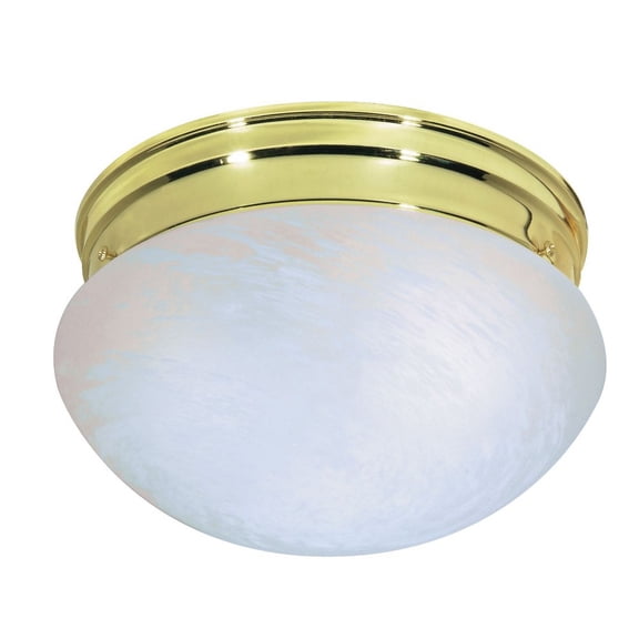 Nuvo Lighting - Two Light Medium Flush Mount-9.5 Inches Wide by 6 Inches High