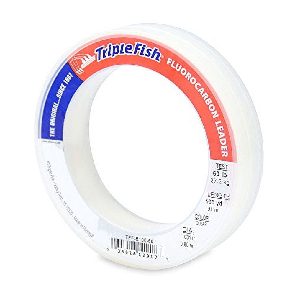 TRIPLEFISH Triple Fish Fluorocarbon Leader 60#