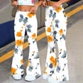 thumbnail image 3 of Fmbrln Womens Yoga Pants Flare Leg Pants Workout Gym Pants Fashion Casual Floral Print Leggings, 3 of 7