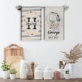 thumbnail image 3 of Custom Kitchen Towel, Spring Bird Personalized Dish Towels Tea Towel | Family Name Hand Towel | Kitchen Decor | Housewarming Gift Monogram Dishcloth Wedding Gift (Floral 13), 3 of 6