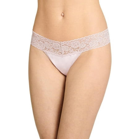 

Jockey Women Cotton Stretch Lace Thong
