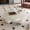 Pure White, variant on 47" Cloud Coffee Table for Living Room, Irregular Coffee Table, Modern Low Coffee Tables, Abstract Faux Stone, Cute Center Coffee Table with 3 Ball Legs for Living Room, Small Space Apartment