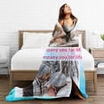 thumbnail image 6 of Custom Blanket with Photo Text Personalized Throw Blanket Customized Picture Blanket for Kid Adult Friends Mother Father Personalized Gift Flannel Blanket for Birthday Gifts, 6 of 6