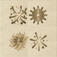thumbnail image 1 of Ahgly Company Tapis d'Intérieur Lavable en Machine Carré Transitionnel Pérun Brun, 7 Pieds Carré, 1 of 7