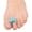 Blue, variant on ZenToes Pack of 4 Toe Separators and Spreaders for Bunion, Overlapping Toes and Drift Pain - White