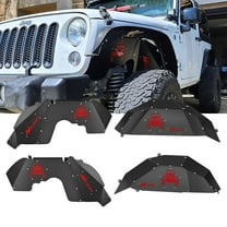 Nilight Front & Rear Inner Fender Liners Wheel Cover Fit for 2018-2024 Wrangler JL JLU (4-Door/2-Door) Unlimited Bolt-on Style Fender Flares Splash Guards