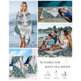 thumbnail image 5 of Elegant Peacock Beach Towels Oversized Super Absorbent, Vintage Attic Magnificent Feathers Lightweight Bath Towel Quick Dry Sets For Bathroom/Pool/Rv Camping/Beach Play/Gym Room/Picnic 35"x70", 5 of 8