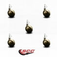 thumbnail image 2 of 2 Inch Windsor Antique Ball Caster – 5/16 Inch Threaded Stem – Set of 5 – SCC, 2 of 2
