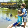 thumbnail image 5 of Smart Rc Shark Whale Spray Water Toy Remote Controlled Boat Ship Submarine Robots Fish Electric Toys For Kids Boys Baby Children Remote Control Cars &, 5 of 5