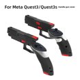 thumbnail image 3 of Adecuado para Meta Quest 3, experiencia virtual mejorada con pistola doble para accesorios Quest 3S, gafas VR, funda para pistola, 3 of 7