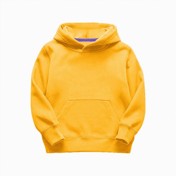 Ymyiu Western Hoodie Girls Girls and Toddlers' Pullover Hoodie Sweatshirt with Kangaroo Pocket 5T 6T(Yellow, 5-6 Years)