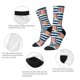 thumbnail image 4 of Fotbe Popcorn Calcetas Largas con Estampado para Hombre y Mujer – Calcetas de Compresión Transpirables y Elásticas, Viajar y Uso Diario Talla 5-11, 4 of 6