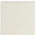 thumbnail image 4 of SAFAVIEH Natura Tracery Geometric Diamonds Wool Area Rug, Ivory, 6' x 6' Square, 4 of 4