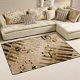 thumbnail image 2 of Dreamtimes Lightweight Soft Area Rugs 60 x 39 inch (5'x 3'3"), Music Notes On Old Paper Sheet Floor Mat for Kids Playing Room Hardwood Floor Living Room Nursery Rugs, 2 of 6