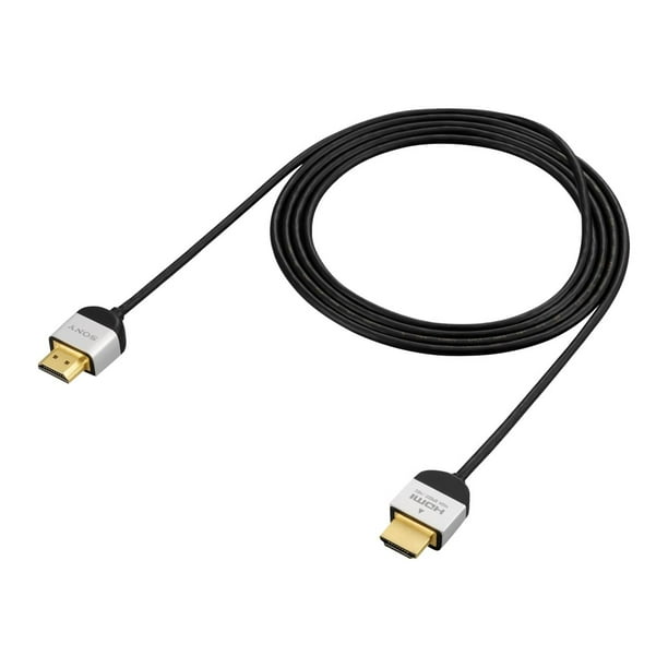 Sony DLC-HE20S Slim High HDMI Cable with ETHERNET, 6 FT - Walmart.com
