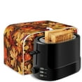 thumbnail image 7 of ZUXONGSY Maple Leaf Cat Toster Cover 2 Slice Toaster Oven Covers Dustproof Cover Wide Slot Compatible with Most 2-Slice Toasters Anti Fingerprints Fall Thanksgiving Decor, 7 of 7