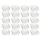 thumbnail image 1 of EeaseMX 20 pequeños contenedores de plástico transparente con tapas, organizadores de cuentas, caja de almacenamiento pequeña, 1 of 7