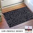 thumbnail image 3 of Math Equations Chemistry Black Pattern Door Rugs,Washable Non Slip Door Mats Indoor,Decorative Door Mats,Entry Mat Indoor for Entrance,Bedroom,Kitchen,Bathroom,16"x24", 3 of 6