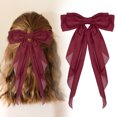 thumbnail image 1 of Horquilla de cinta de moño grande Uxcell, clip de cabello con moños grandes - Ideal para fiesta, boda, cumpleaños y regalos, 1 of 7