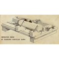 thumbnail image 3 of Inventions 14x9 Black Modern Framed Museum Art Print Titled - Improved Mode of Hanging Circular Saws, 3 of 5