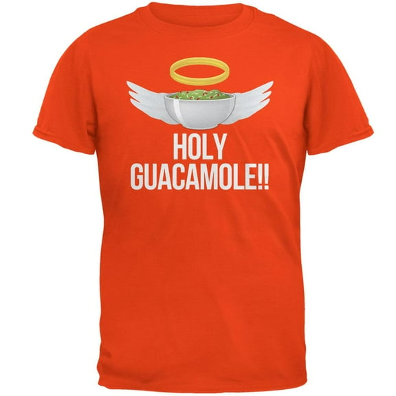 Cinco de Mayo - Holy Guacamole! Orange Adult T-Shirt