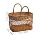 thumbnail image 5 of unbranded Cesta Portátil Tejida Imitación Rattan Para Picnic Y Almacenaje En Cocina, 5 of 6