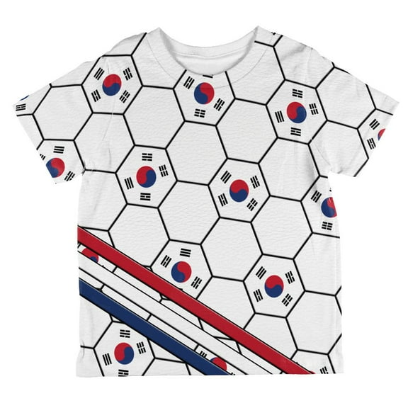 World Cup South Korea Soccer Ball All Over Toddler T Shirt Multi 6T
