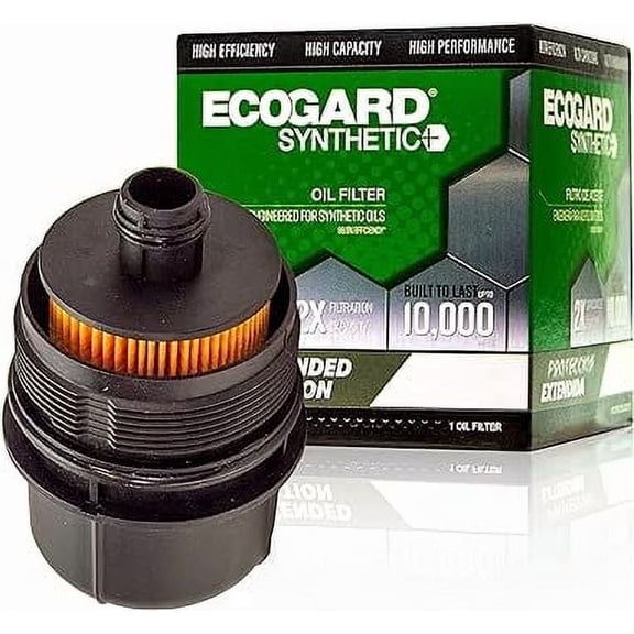 ECOGARD S11880 Premium Cartridge Engine Oil Filter for Synthetic Oil Fits Ram 1500 3.0L DIESEL 2020-2021 | Jeep Wrangler 3.0L DIESEL 2020-2021, Gladiator 3.0L DIESEL 2021-2022